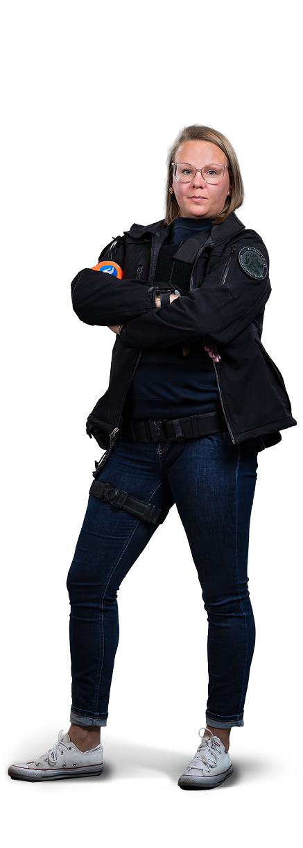 inspecteur in uniform