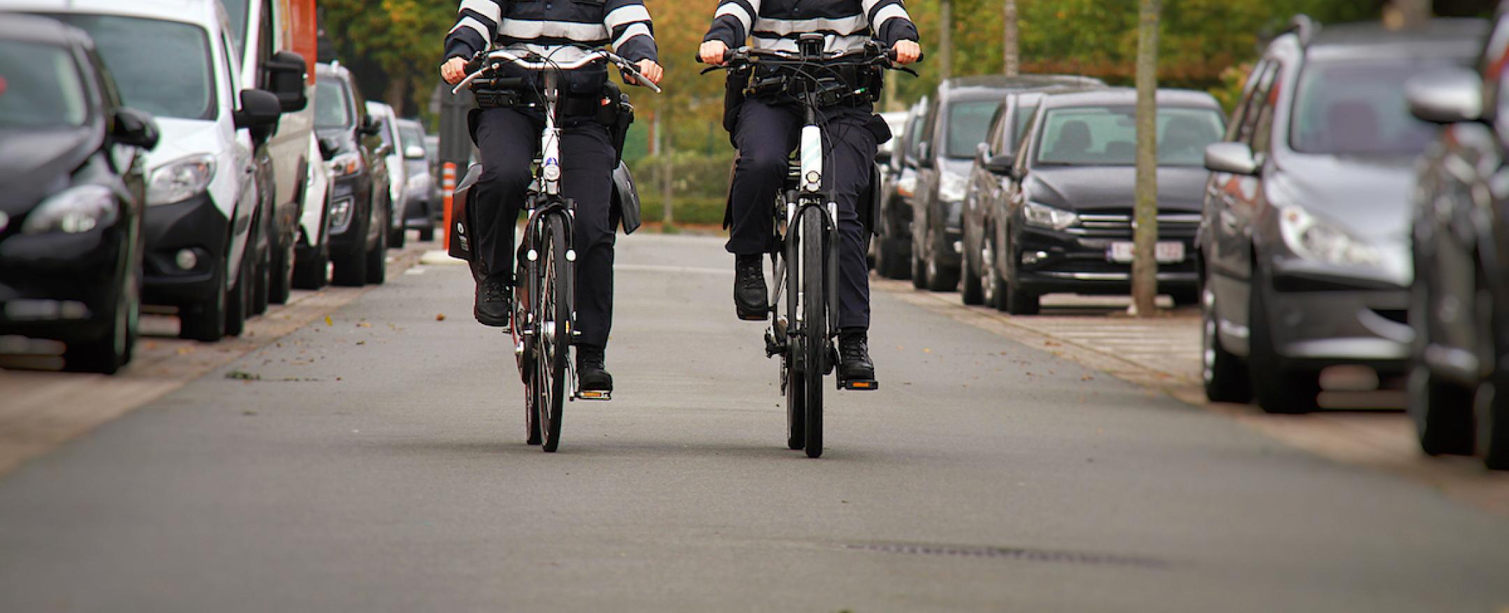 wijkinspecteurs op de fiets
