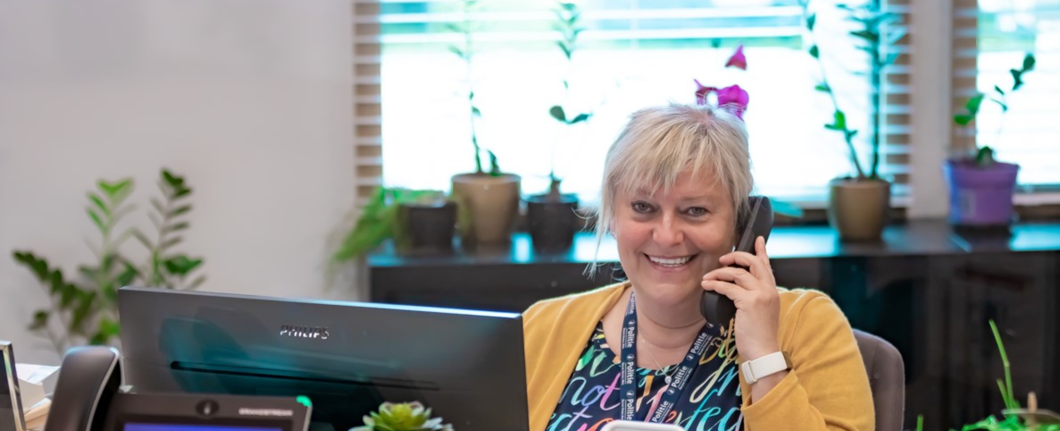 Medewerkster onthaal