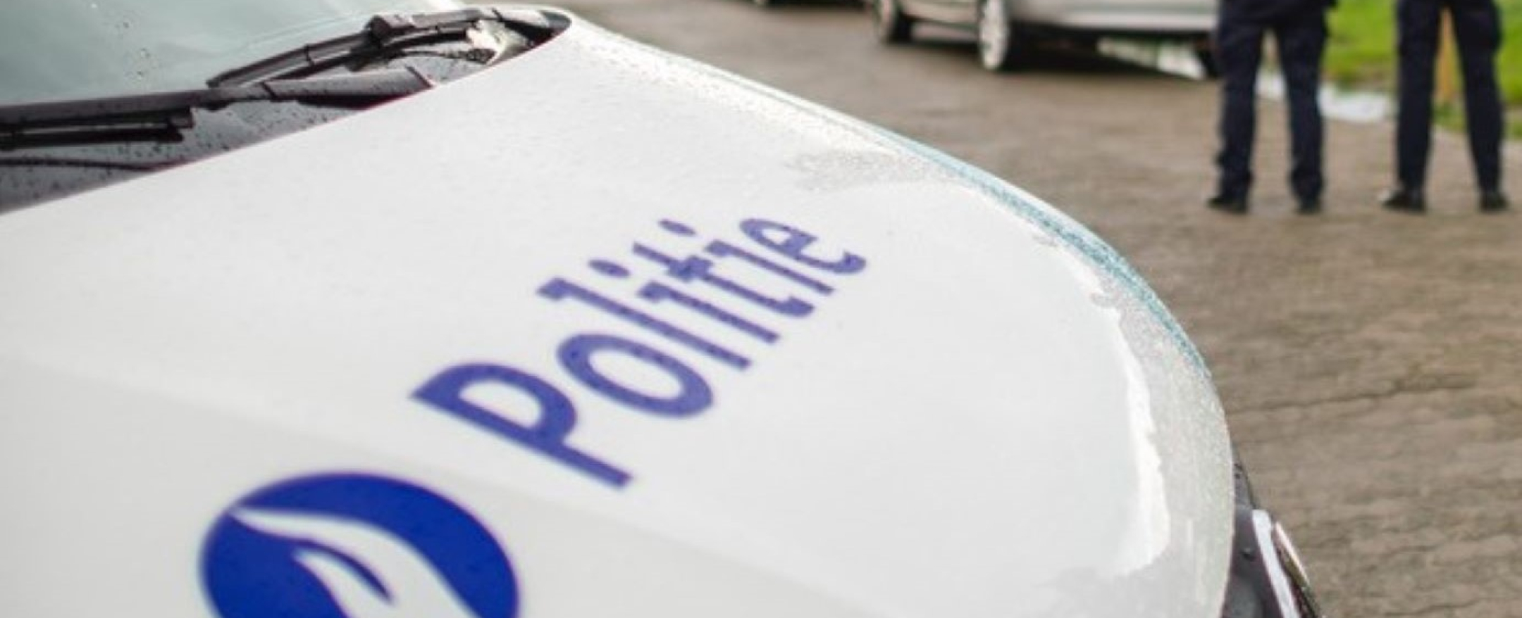 Vilvoorde politieauto en brug