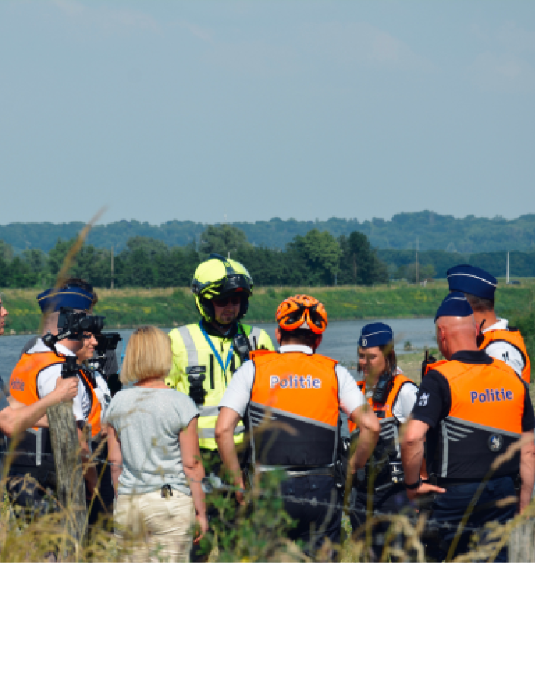 groepsfoto politie LaMa