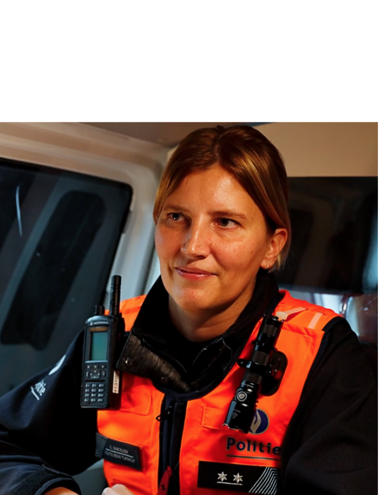 De politieronde Lotte en Elke