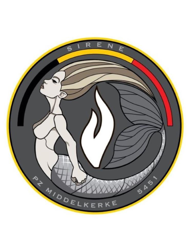Patch van Politie Middelkerke - De Sirene
