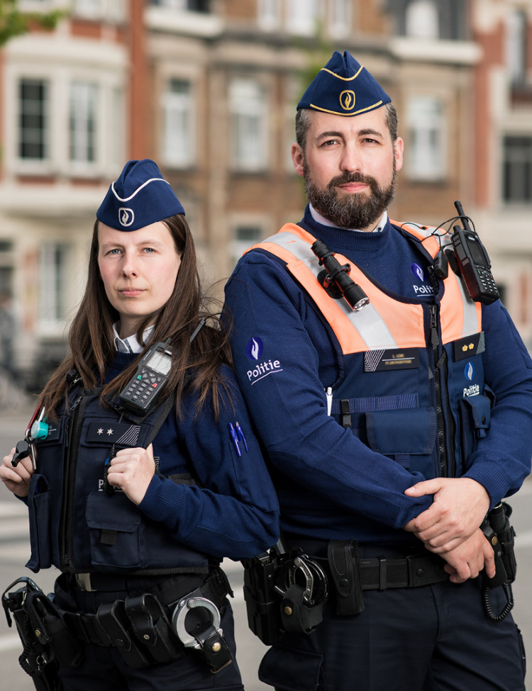 inspecteurs lokale politie vlaams-brabant in uniform