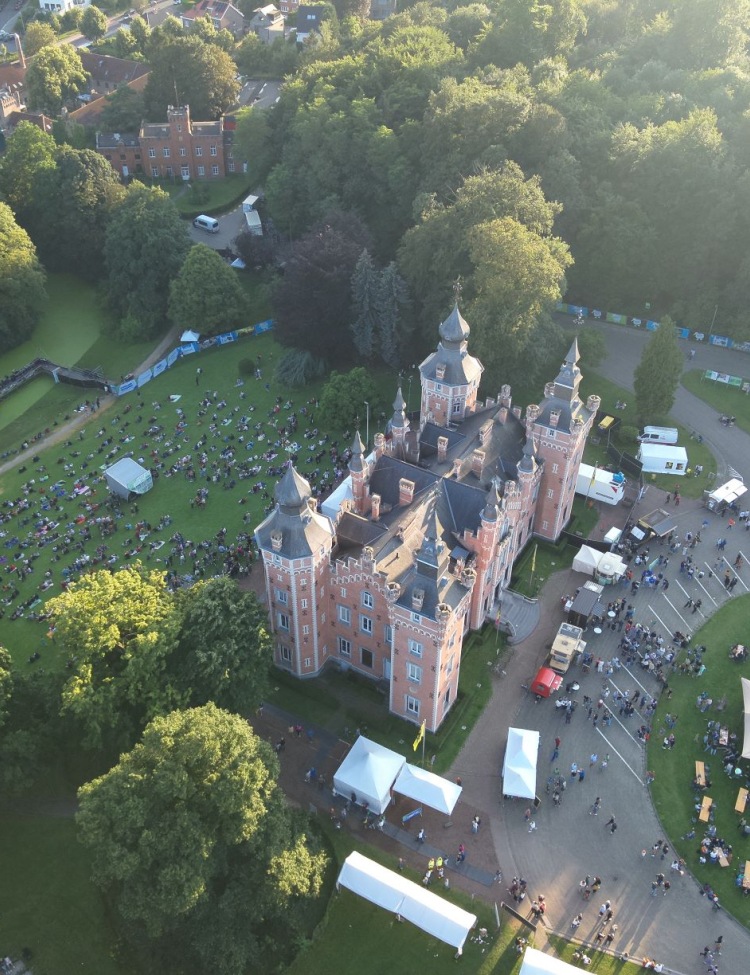 Dronebeeld Vijverfestival