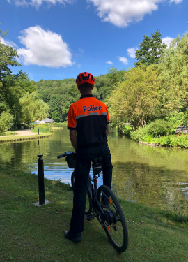 Photo Bois de Rêves cycliste dos