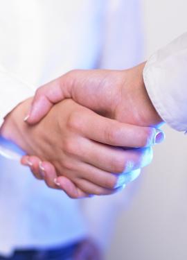 shaking hands