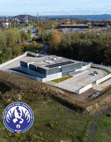 Hotel de police - Vue aérienne