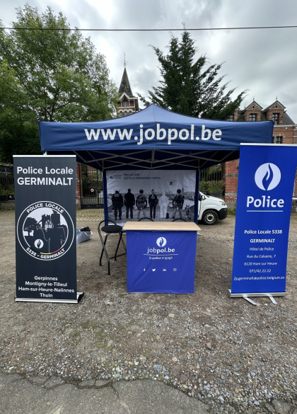 Stand de recrutement partagé avec JOBPOL