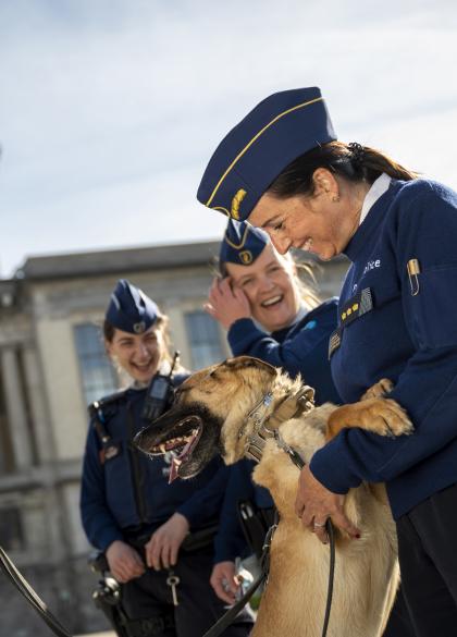 Politie met hond