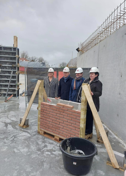 Eerstesteenlegging nieuwbouw