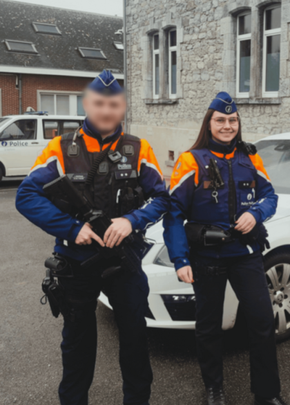 policier flouté