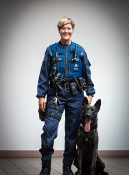 leen met politiehond