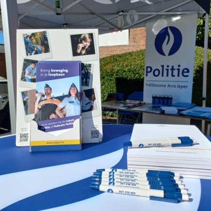 Politiezone Arro Ieper infostand Braderie  Wervik_teaser